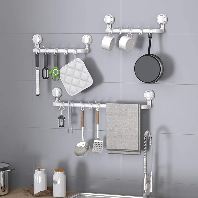 Portable Suction Cup Towel Bar