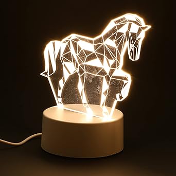 Horse Night Light 3D Lamp