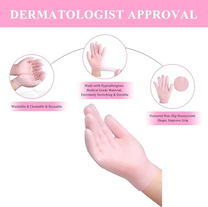 Silicone Moisturizing Soft Gel Gloves