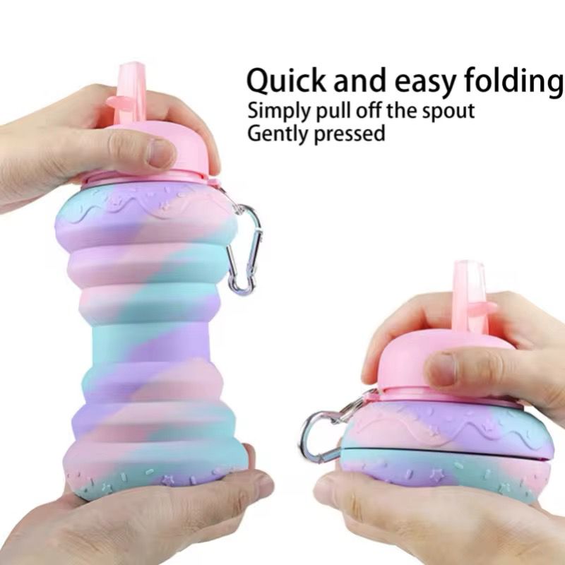 Foldable and Compressable Silicone Water Bottle