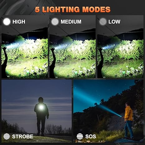 Multifunctional Portable Powerful Torch Light