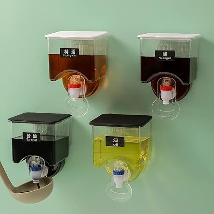 Wall Mounted Dispenser For oil and Kitchen Sauces