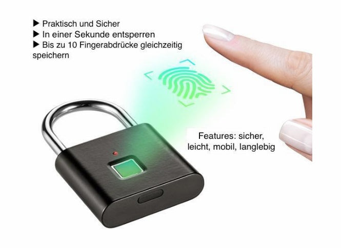 Electric Keyless Fingerprint Padlock