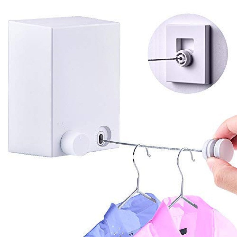 Retractable Clothesline with Secure Lock