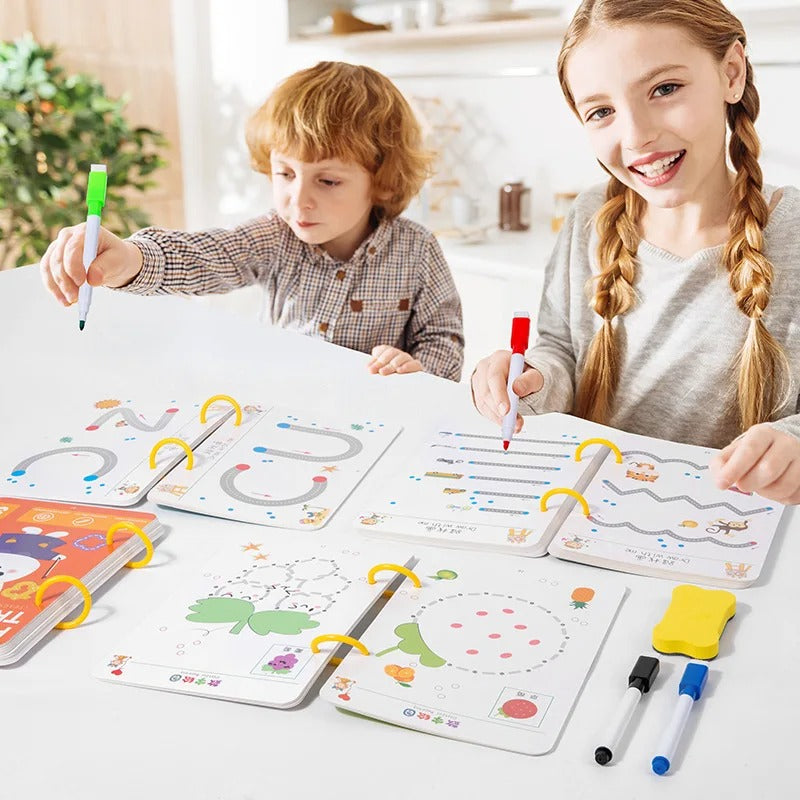 Magical Tracing Workbook Set With 2 Markers