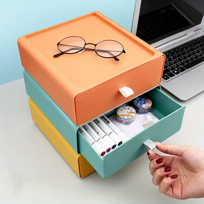 Multifunctional Four Drawers Storage Organizer