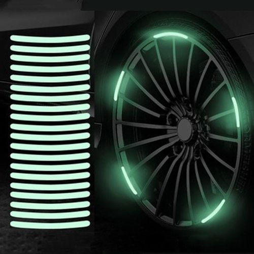 Car Tyre Reflective Stickers (20 Strips)