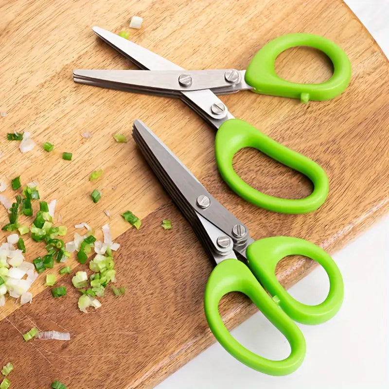 Multifunctional 05 Blade Vegetables Cutting Scissor