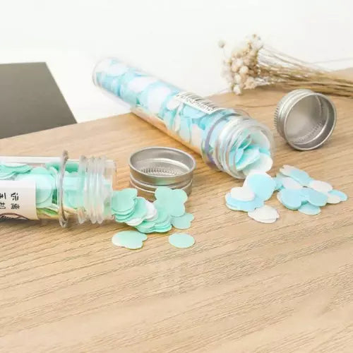 Flowered Shaped Disposable Mini Paper Soap Bottle