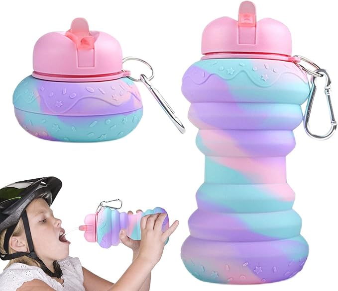 Foldable and Compressable Silicone Water Bottle