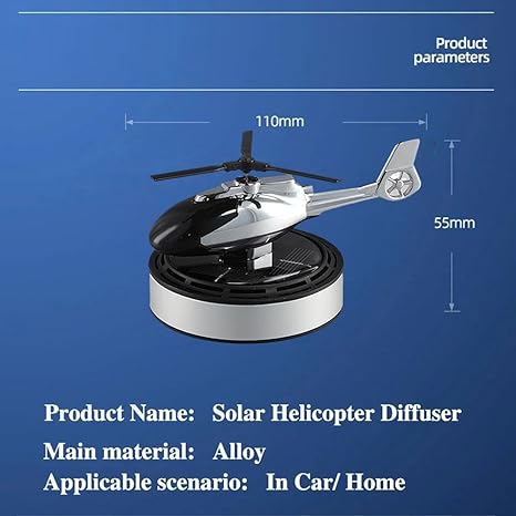 Car Solar HeliCopter For Air Refeshner