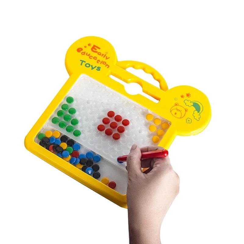 Educational Cat Style Magnetic Beads Drawing Board