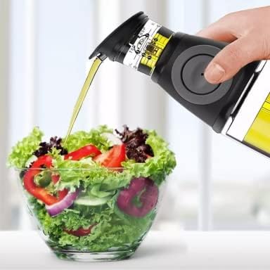 Manual Hand Press Oil and Vinegar Dispenser