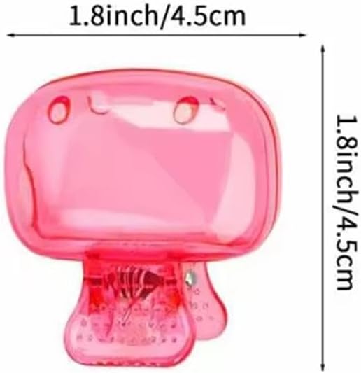 Portable Toothbrush Protector Covering Clips