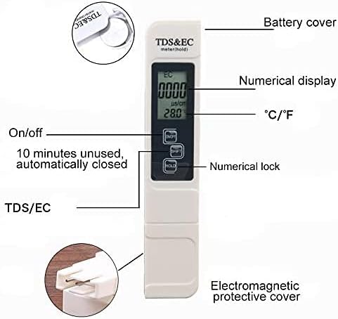 TESTER FOR WATER QUALITY AND TEMPERATURE