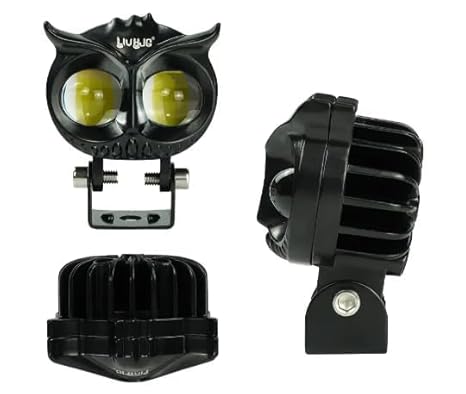 Owl Shape Motorcycle Dual Colour Fog Light