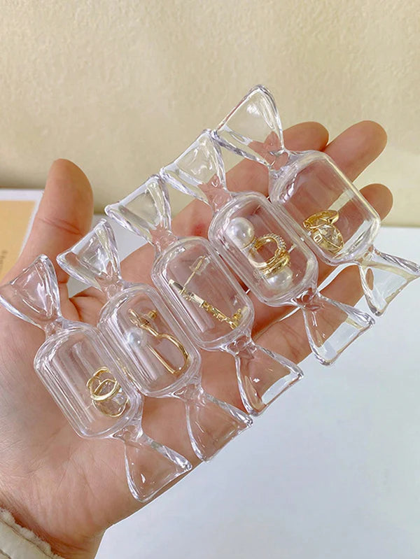 Mini Candy Shaped Organized Jewelry Box