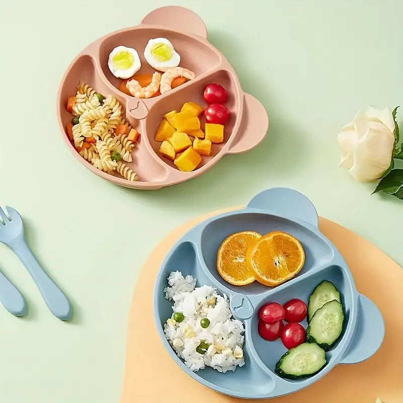 Reusable Children Meal Plate and Spoon