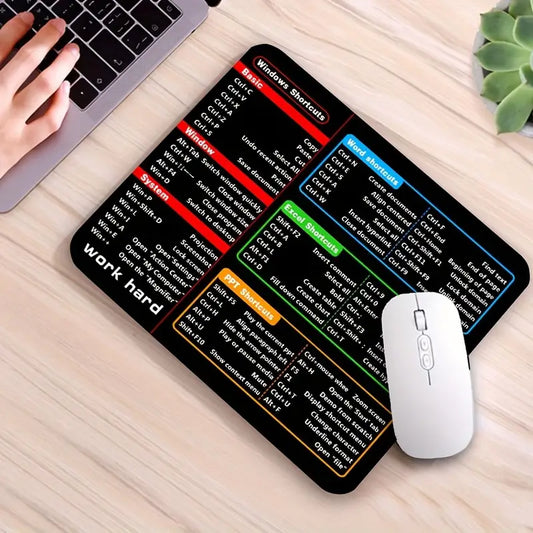 Anti-slip Keyboard Shortcuts Mouse Pad