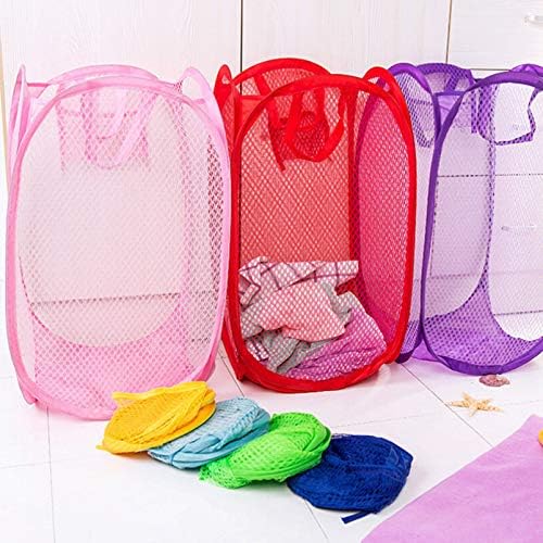 Foldable Nylon Laundry Storage Basket