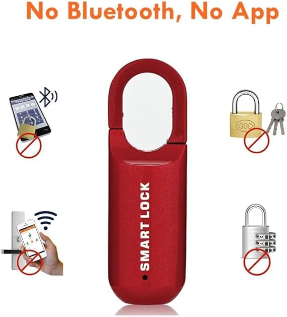 Mini Keyless Fingerprint Padlock