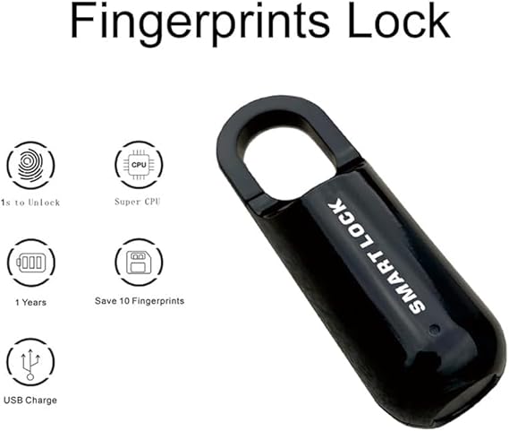 Mini Keyless Fingerprint Padlock