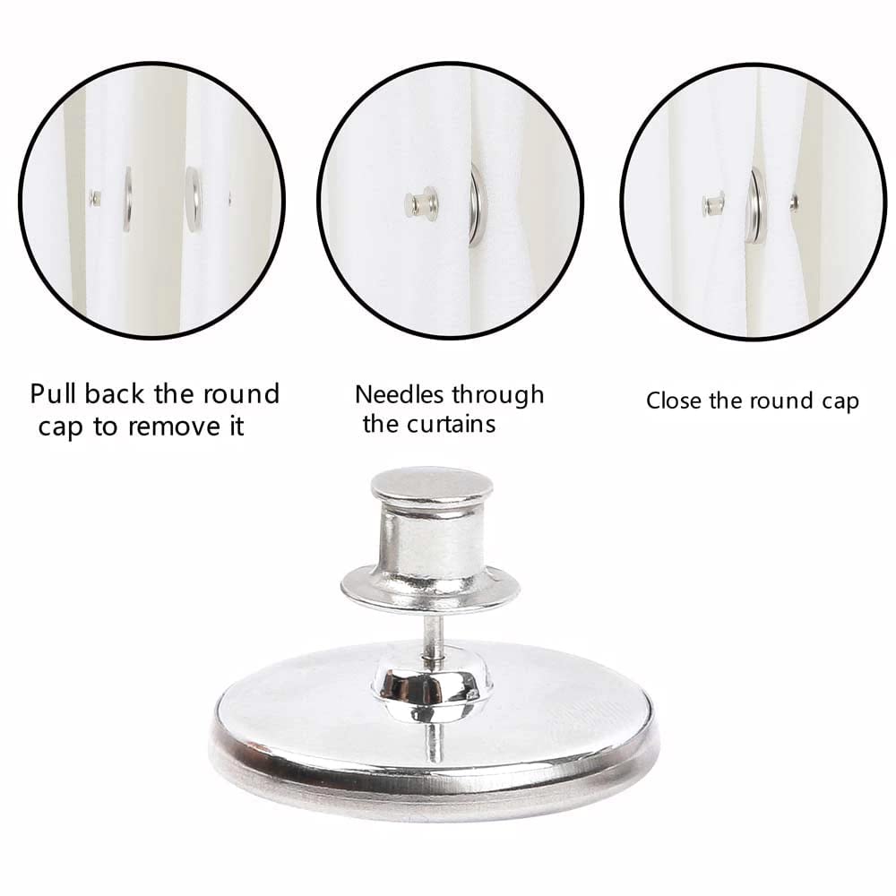 Magnetic Curtain Button Buckle Set