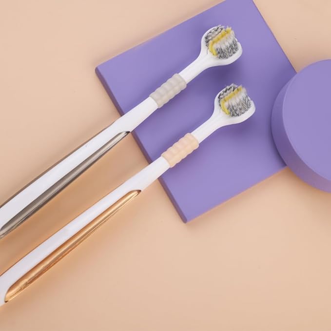 Three sided Soft Bristle Toothbrush