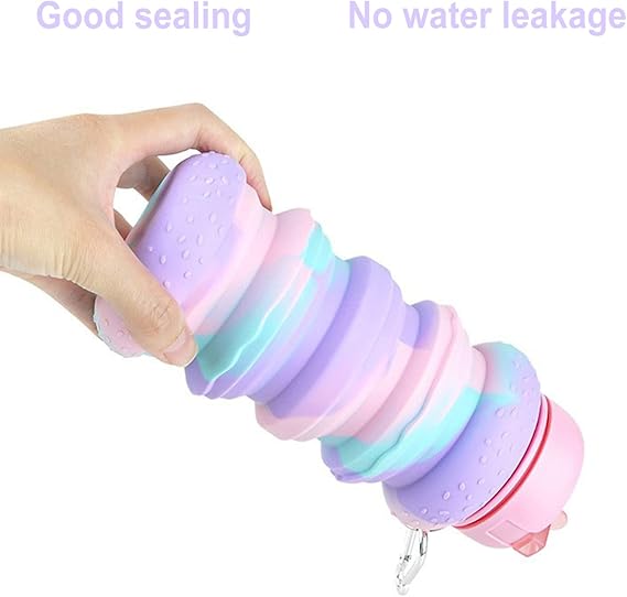 Foldable and Compressable Silicone Water Bottle