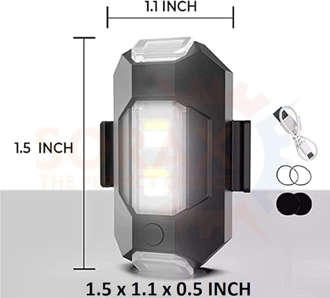 Multicolour Bike Sight Warning Lights