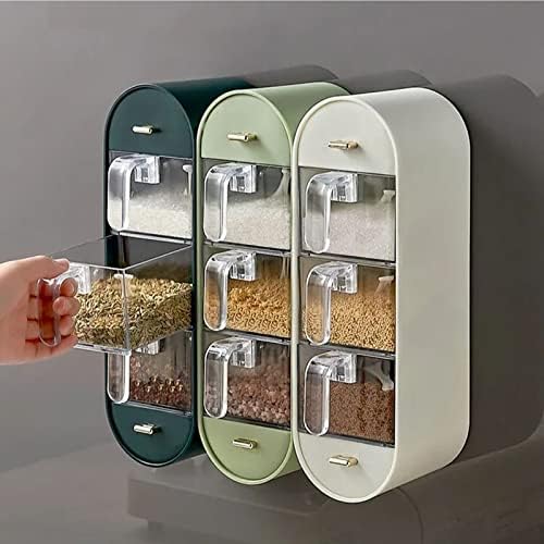 Wall-Mounted 05 Layer Kitchen Spices Organizer