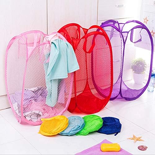 Foldable Nylon Laundry Storage Basket