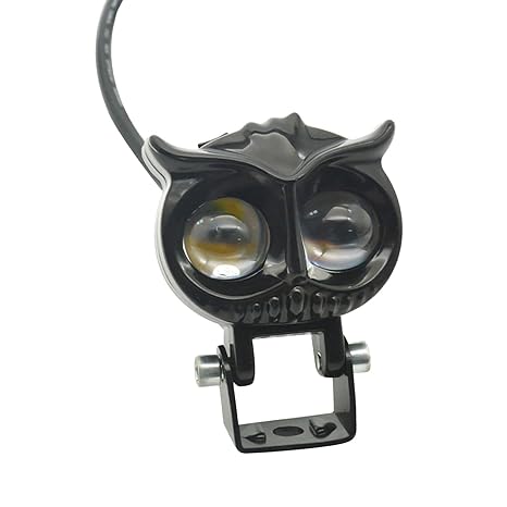 Owl Shape Motorcycle Dual Colour Fog Light