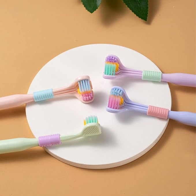 Three sided Soft Bristle Toothbrush