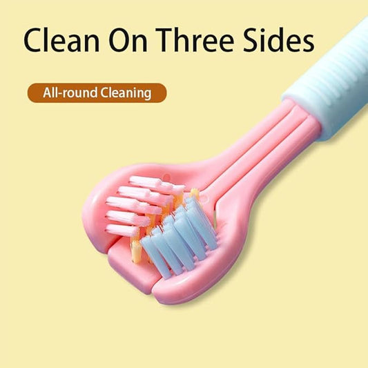 Three sided Soft Bristle Toothbrush