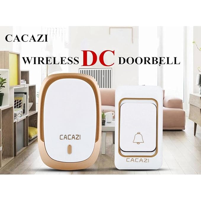 Wireless Battrey Doorbell With Control Button