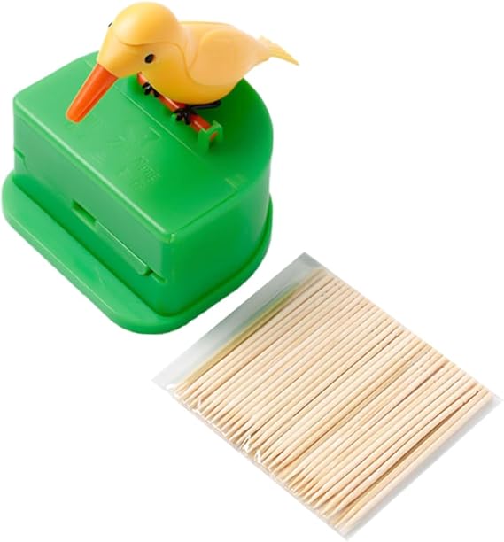 Automatic Bird Shape Toothpick Holder