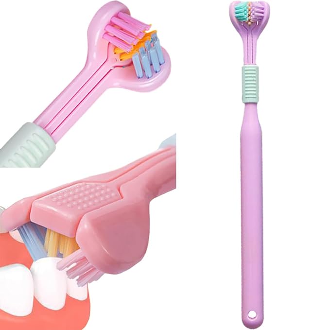 Three sided Soft Bristle Toothbrush