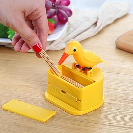 Automatic Bird Shape Toothpick Holder