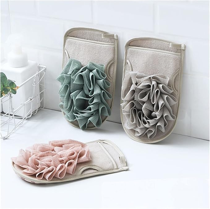 2 in 1 Exfoliating Bath Gloves