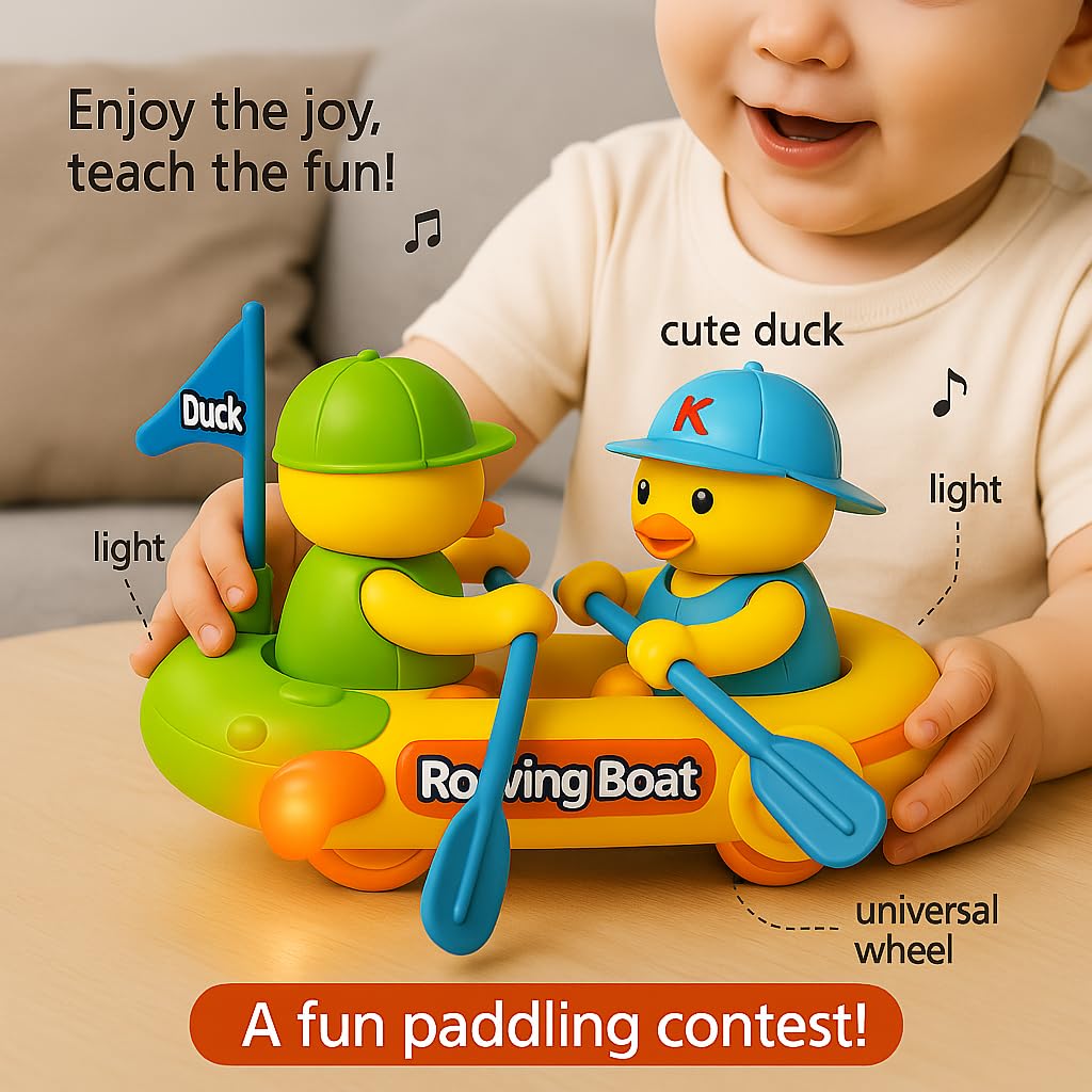 Electric Duck Rowing Boat with Light & Sound