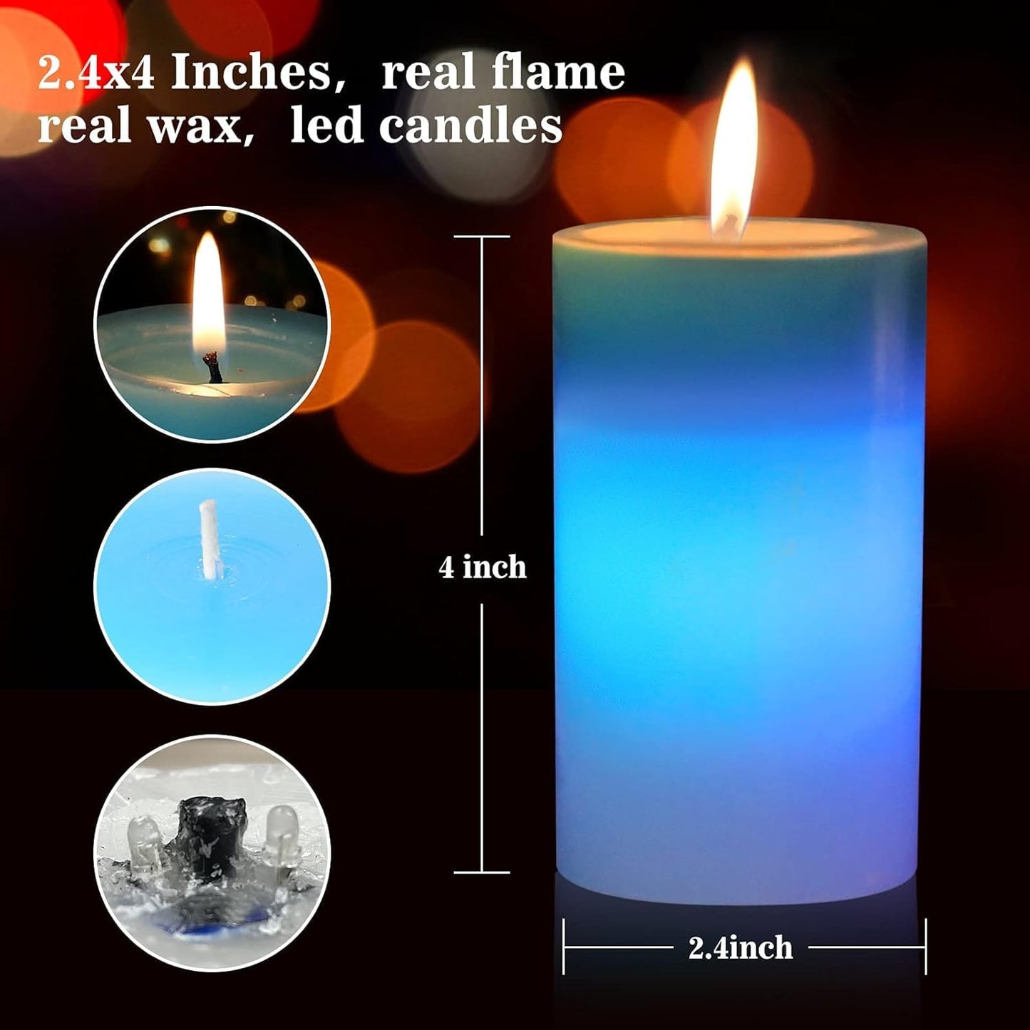 Magic Color Changing Wax Candles