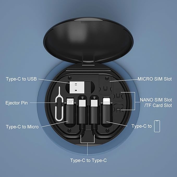 5 in 1 Multifunctional Fast Charging Data Cable Set