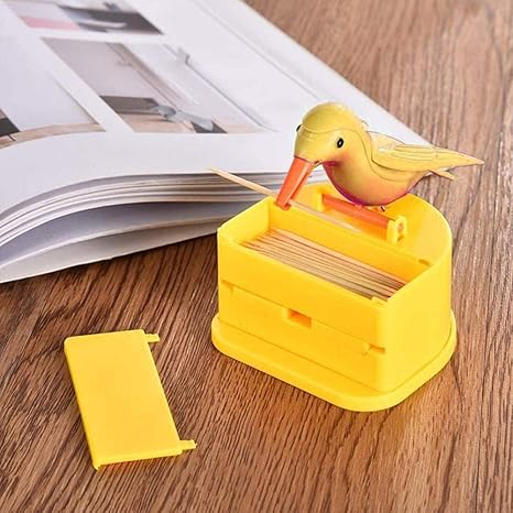 Automatic Bird Shape Toothpick Holder