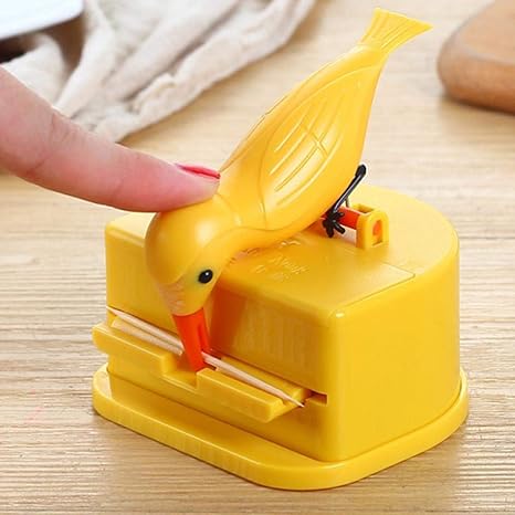 Automatic Bird Shape Toothpick Holder