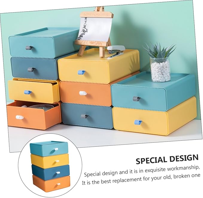 Multifunctional Four Drawers Storage Organizer