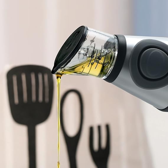 Manual Hand Press Oil and Vinegar Dispenser