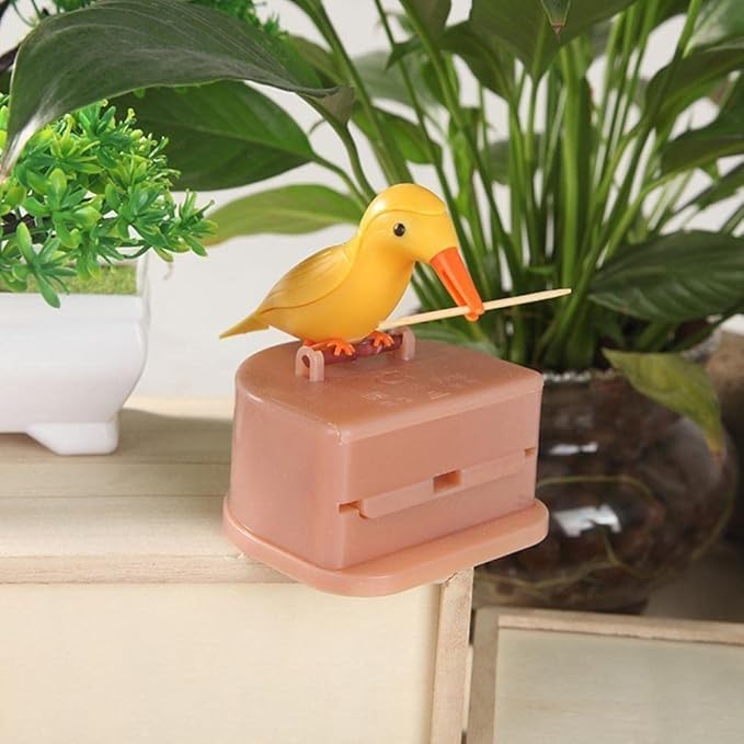 Automatic Bird Shape Toothpick Holder