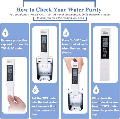 TESTER FOR WATER QUALITY AND TEMPERATURE