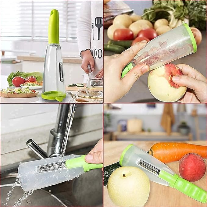 Multipurpose Fruits and Vegetables Peeler With Storage Box